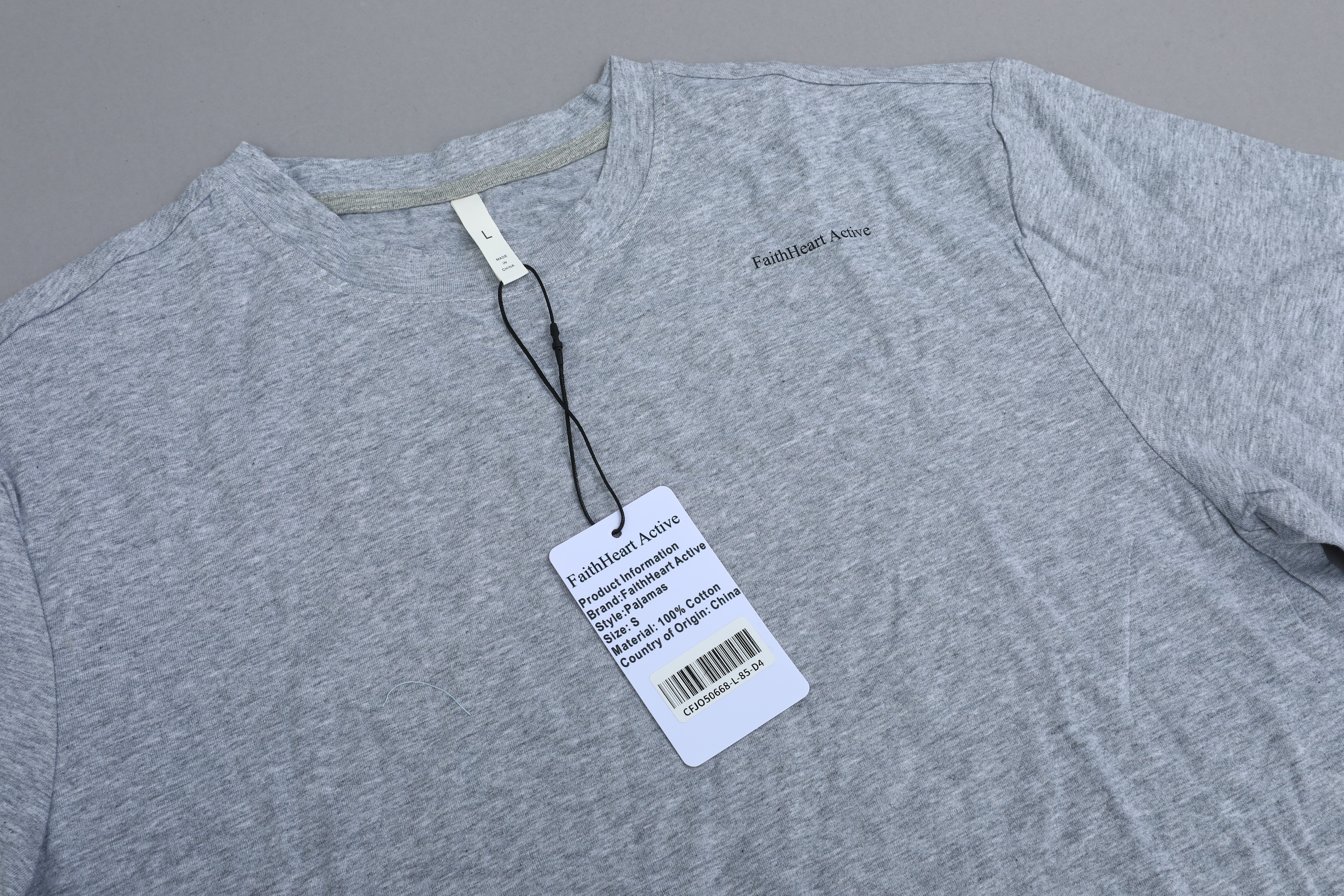 FaithHeart Active Pajamas for Men Short Sleeve Light Weight Soft Comfortable Sleep Tee